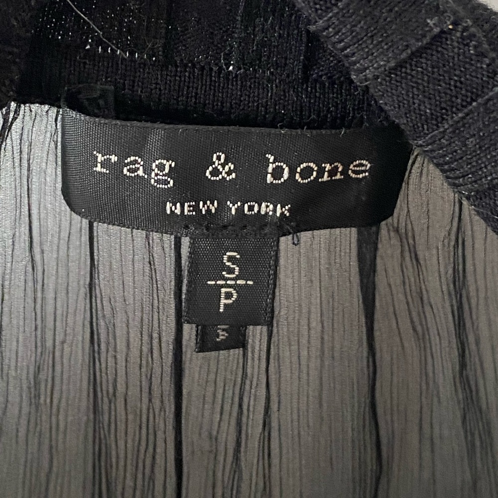 Sheer black rag and bone dress